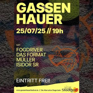 Wurde leider abgesagt! -->https://gassenhauerfestival.de/